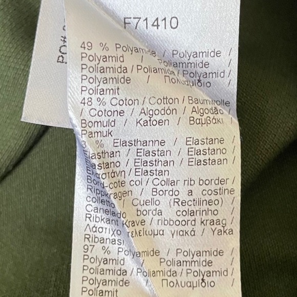 Lacoste Classic Fit Colorblock Polo Shirt Olive Green XL 6 Preppy Golf Tennis - Picture 6 of 8